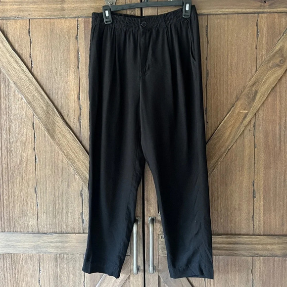 Madewell Drapey Track Trouser Black Size Small - Picture 3 of 9